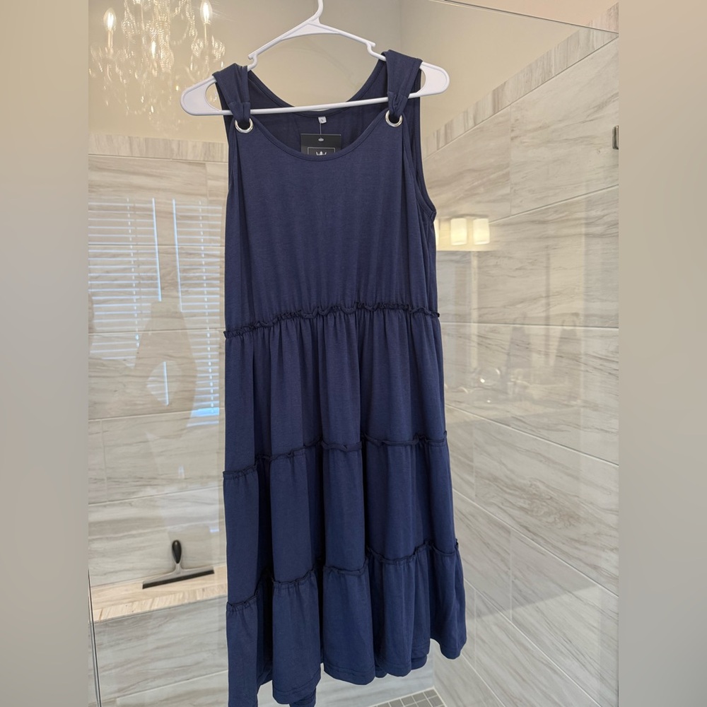 Blue Sundress NWT - Picture 3 of 7